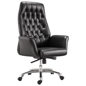 Офисное кресло BRABIX PREMIUM "Legacy EX-750", синхромеханизм, алюминий, экокожа, черное, 532492 в Мурманске
