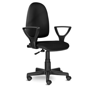 Офисное кресло Brabix Prestige Ergo MG-311 (регулируемая эргономичная спинка, кожзам, черное) 531877 в Мурманске