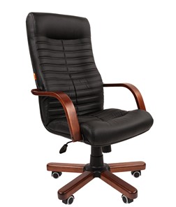 Кресло компьютерное CHAIRMAN 480 WD, экокожа, цвет черный в Мурманске