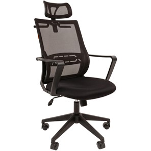 Офисное кресло CHAIRMAN 545 сетка/ткань черный в Мурманске