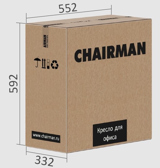 Кресло CHAIRMAN 651 ЭКО черное в Мурманске - изображение 4
