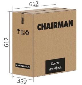 Кресло компьютерное CHAIRMAN 661 Ткань стандарт 15-21 черная в Мурманске - предосмотр 5