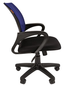 Офисное кресло CHAIRMAN 696 black Сетчатый акрил DW61 синий в Мурманске - предосмотр 2