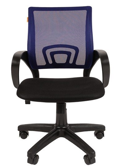 Офисное кресло CHAIRMAN 696 black Сетчатый акрил DW61 синий в Мурманске - изображение 1