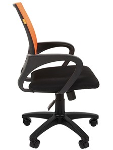 Офисное кресло CHAIRMAN 696 black Сетчатый акрил DW66 оранжевый в Мурманске - предосмотр 5