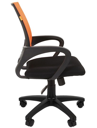 Офисное кресло CHAIRMAN 696 black Сетчатый акрил DW66 оранжевый в Мурманске - изображение 5