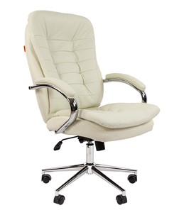 Компьютерное кресло CHAIRMAN 795 экокожа, цвет белый в Мурманске