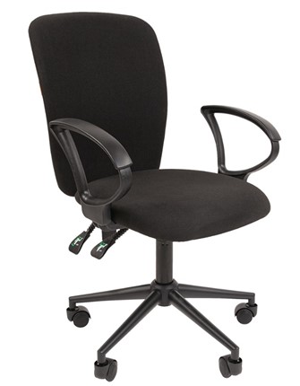 Кресло офисное CHAIRMAN 9801 BLACK, черное в Мурманске - изображение