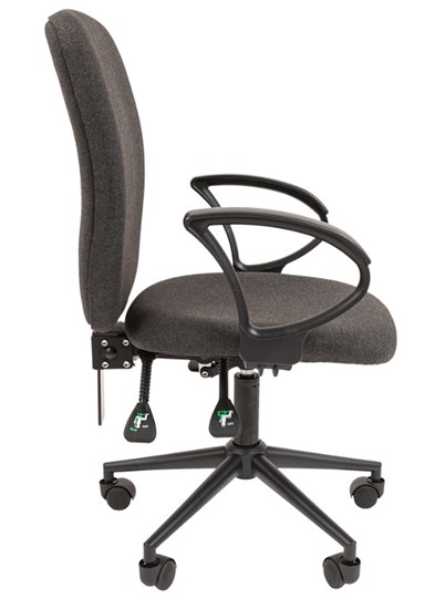 Кресло CHAIRMAN 9801 BLACK, серое в Мурманске - изображение 5