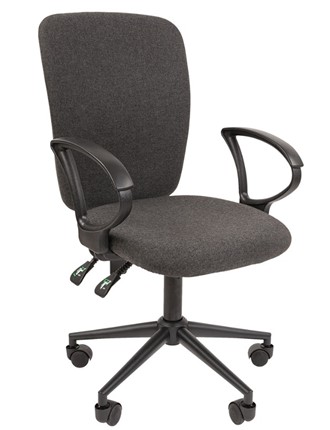 Кресло CHAIRMAN 9801 BLACK, серое в Мурманске - изображение