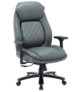 Кресло офисное CHAIRMAN CH403, серый, эко кожа в Мурманске