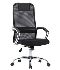 Кресло компьютерное CHAIRMAN CH612 Сетчатый акрил / Ткань стандарт / Экокожа, черный в Мурманске