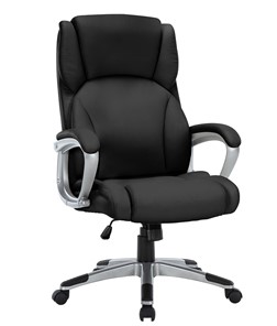 Офисное кресло CHAIRMAN CH665 эко кожа черная в Мурманске