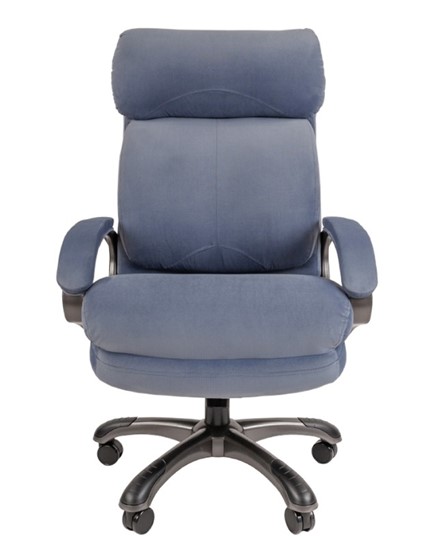 Компьютерное кресло CHAIRMAN HOME 505, велюр голубое в Мурманске - изображение 3