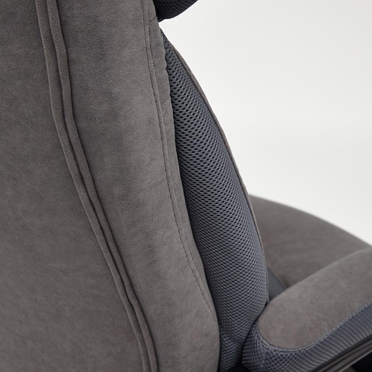 Кресло DUKE флок/ткань, серый/серый, 29/TW-12 арт.14039 в Мурманске - изображение 17