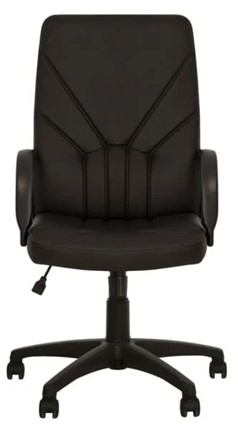 Компьютерное кресло MANAGER (PL64) экокожа ECO-30, черная в Мурманске - изображение