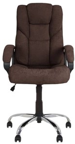 Кресло MORFEO (CHR68) ткань SORO-28, коричневая в Мурманске - предосмотр