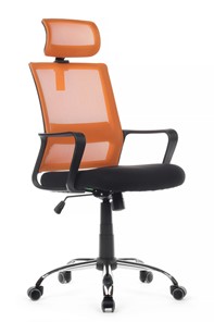 Кресло офисное RCH 1029HB, черный/оранжевый в Мурманске