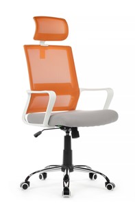 Кресло офисное RCH 1029HW, серый/оранжевый в Мурманске