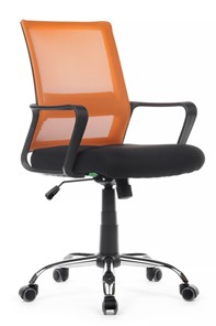 Кресло компьютерное RCH 1029MB, черный/оранжевый в Мурманске