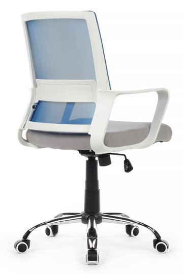 Компьютерное кресло RCH 1029MW, серый/синий в Мурманске - изображение 3
