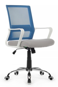 Компьютерное кресло Riva RCH 1029MW, серый/синий в Мурманске