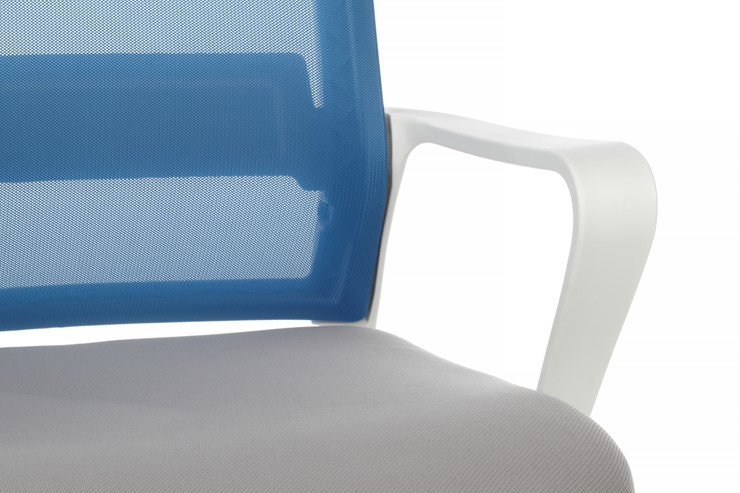 Компьютерное кресло RCH 1029MW, серый/синий в Мурманске - изображение 5