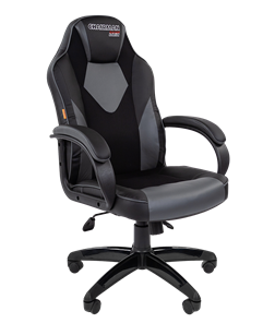 Кресло компьютерное CHAIRMAN GAME 17, цвет черный / серый в Мурманске