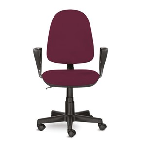 Компьютерное кресло Brabix Prestige Ergo MG-311 (регулируемая эргономичная спинка, ткань, бордовое) 532422 в Мурманске