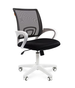 Кресло офисное CHAIRMAN 696 white, черный в Мурманске - предосмотр