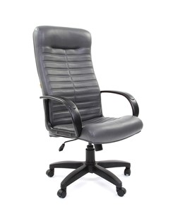 Кресло офисное CHAIRMAN 480 LT, экокожа, цвет серый в Мурманске - предосмотр