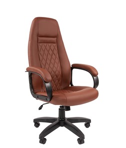 Кресло CHAIRMAN 950LT Экокожа коричневая в Мурманске