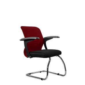 Офисный стул SU-M-4/подл.160/осн.007, Бордовый/Черный в Мурманске - предосмотр