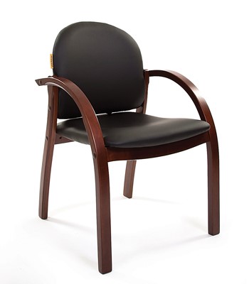 Кресло компьютерное CHAIRMAN 659 Экокожа черная в Мурманске - изображение