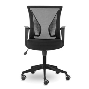 Кресло офисное Brabix Wings MG-309 (пластик черный, сетка, черное) 532015 в Мурманске