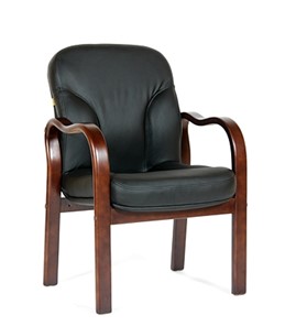 Кресло офисное CHAIRMAN 658 Натуральная кожа черный в Мурманске - предосмотр
