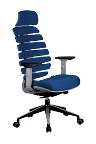 Кресло Riva Chair SHARK (Синий/серый) в Мурманске