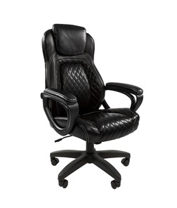 Кресло CHAIRMAN 432, экокожа, цвет черный в Мурманске