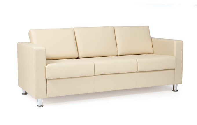 Офисный диван Симпл трехместный, экокожа в Мурманске - изображение 1