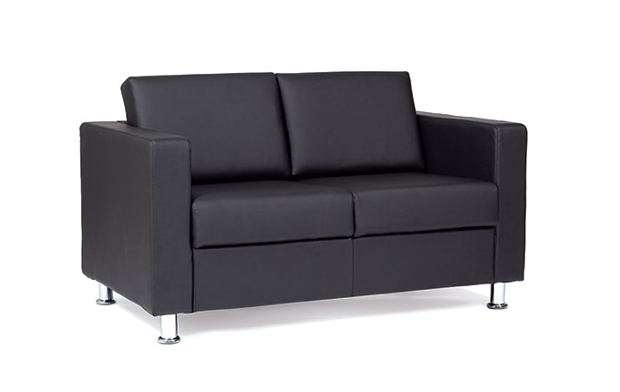 Прямой диван Симпл двухместный, экокожа в Мурманске - изображение 1