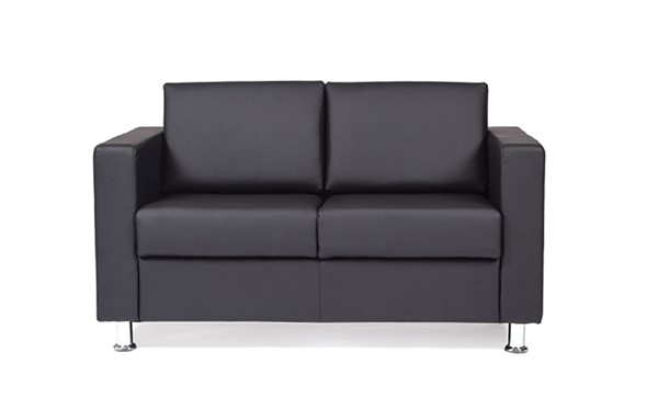 Прямой диван Симпл двухместный, экокожа в Мурманске - изображение