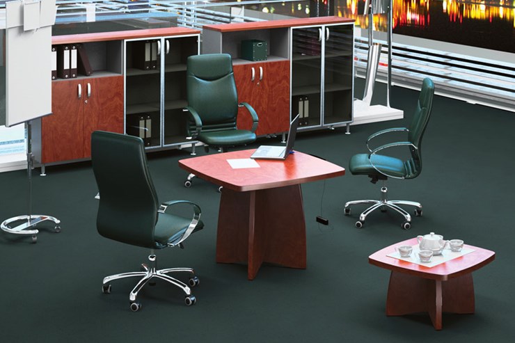 Кабинет руководителя Boston Director зона для переговоров, конференц-стол в Мурманске - изображение