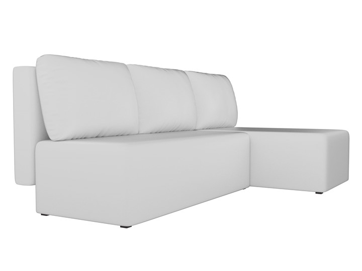 Угловой диван Поло, Белый (экокожа) в Мурманске - изображение 2