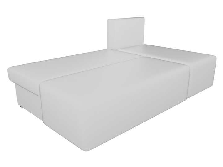 Угловой диван Поло, Белый (экокожа) в Мурманске - изображение 4