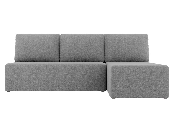Угловой диван Поло, Серый (рогожка) в Мурманске - изображение 1