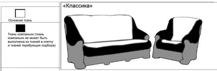 Диван угловой Классика А, Миксотойл в Мурманске - изображение 7