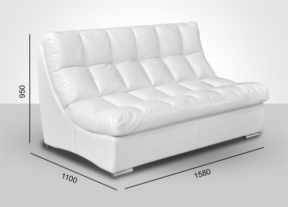 Прямой диван Брайтон с механизмом в Мурманске - изображение