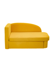 Мягкий диван левый Тедди желтый в Мурманске - предосмотр 1