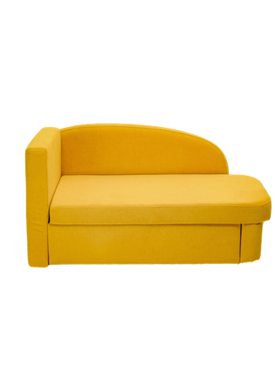 Мягкий диван левый Тедди желтый в Мурманске - изображение 1