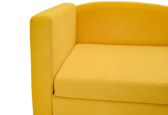 Мягкий диван левый Тедди желтый в Мурманске - изображение 2